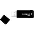 INTEGRAL Clé USB - 128 Go - USB 2.0 - Noir-0