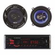 Pack Radio Lecteur MP3 pour Voiture PNI Clementine 8440 4x45W USB SD AUX avec Set 2 Haut-parleurs coaxiaux pour Voiture PNI HiFi500-0