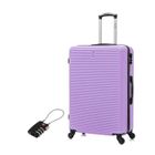 CELIMS FRANCE Valise Grande Taille 75cm 23kg | Valise CELIMS Weekend | Roues 360 | Cadenas |Violet