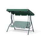 Balancelle de jardin - BELIANI - Chaplin - Vert - 3 personnes - Métal antirouille