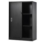 HOMCOM - Armoire de bureau - Panneau de particules - 80x40x120cm - Noir