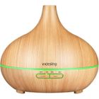 Diffuseur d'Huiles Essentielles 500ml, VicTsing Humidificateur d'Aromathérapie avec Veilleuse 14 couleurs, 23dB Ultra Silencieux