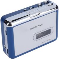 Deansh Lecteur de Cassettes Bluetooth,Numérique Portable à Marche Arrière Automatique Walkman Audio USB avec Casque Transmission 