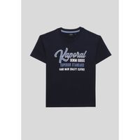 KAPORAL - T-shirt bleu Garçon en 100% coton OMERI