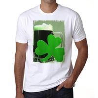 Homme Tee-Shirt Bière Verte Et Trèfle De La Saint-Patrick – St Patrick'S Day Green Beer And Shamrock – T-Shirt Vintage
