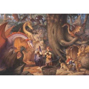 PUZZLE Gentils dragons - Puzzle 500 pièces Anatolian