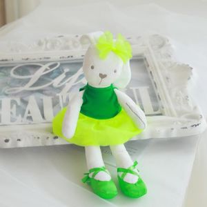 PELUCHE Vert - 42 cm - Cute Stuffed Plush Rabbit Toy For B