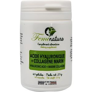 COMPLEMENTS ALIMENTAIRES - BEAUTE PEAU Acide Hyaluronique - Collagène Marin - 300 mg/ Jou