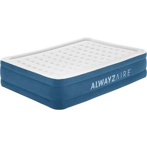 LIT GONFLABLE - AIRBED Alwayzaire Matelas Gonflable 2 Places Double Pompe