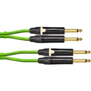 Van Damme C/âble jack vers jack/à double fiche m/âle de 3,5/ mm Mini de 25/ cm 6 m noir