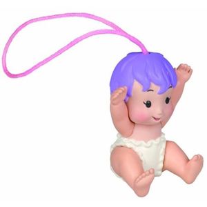 POUPÉE Poupée et mini-poupée CHIQUI BABY BORN - Série 1 - Assis - Violet - Avec mini bébé et couche à fonction