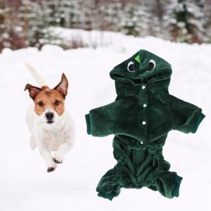 ROBE - JUPE Polaire hiver mignon dinosaure chien vêtements swe