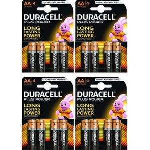 PILES Pile Duracell LR06 AA alcaline plus power