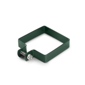 PORTAIL - PORTILLON Collier de fixation carré 60 x 60 mm pour portillon grillagé Vert