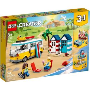 ASSEMBLAGE CONSTRUCTION Lego - Creator 3 en 1 Camping-car à la plage - 311