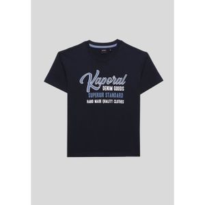 T-SHIRT KAPORAL - T-shirt bleu Garçon en 100% coton OMERI