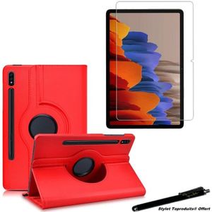HOUSSE TABLETTE TACTILE Housse Etui Rouge pour Samsung Galaxy Tab S7 11