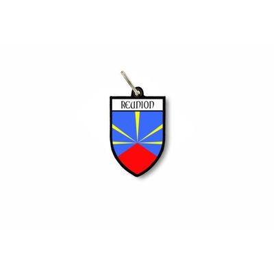 Porte-clés Brodé Drapeau Île Maurice (Mauritius) - Patch Écusson - Neuf Avec étiquettes - Fabriqué En France
