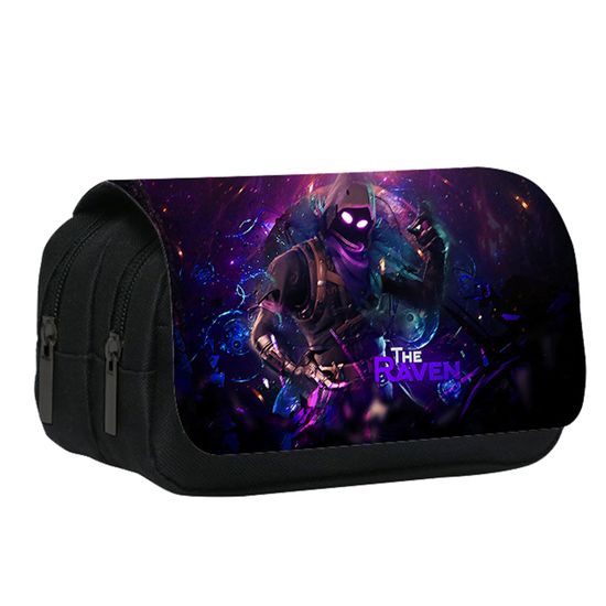 Trousse Scolaire Fortnite Durrr Case - Avec Poignée Latérale, Doublure Intérieure Et Fermeture éclair - 10×21×8 Cm