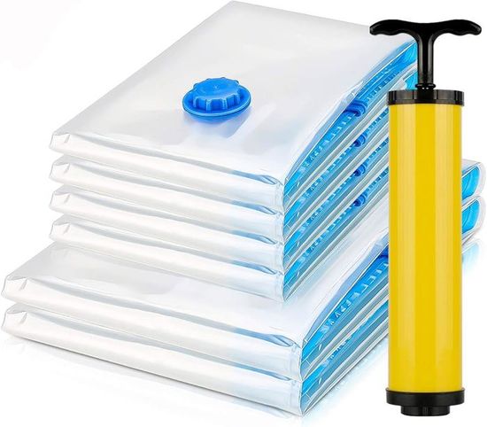 4 sacs de rangement sous vide, sacs de déménagement étanches à la poussière pour vêtements, sacs