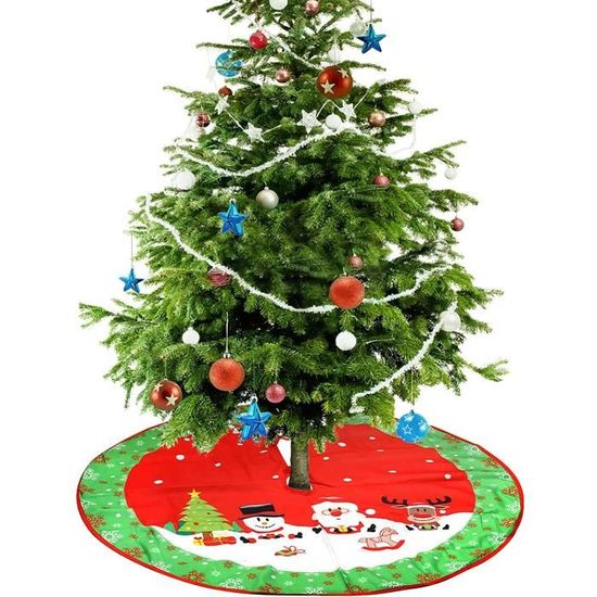 Cache-pied En Peluche Pour Sapin De Noël – Jupe Décorative 60cm | Style Bohème Pour Arbres Artificiels