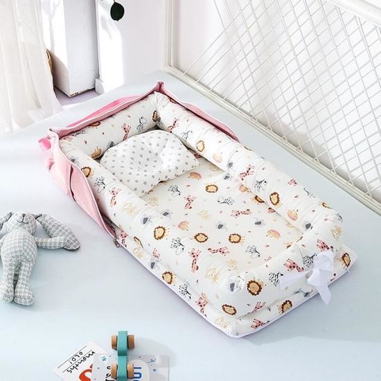 (NO-21) Berceaux pour le bébé Portable bébé nid lit pour garçons filles voyage lit infantile coton berceau berceau bébé couffin nouv