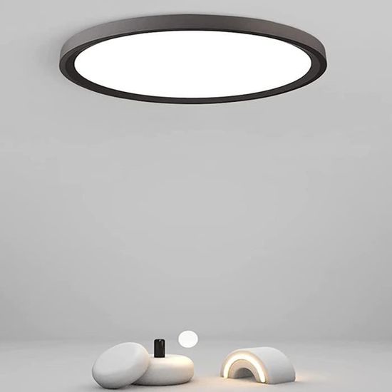 Plafonnier LED Rond 24W IP44 - Pour Salle De Bain, Cuisine, Couloir | 6500K Blanc Froid