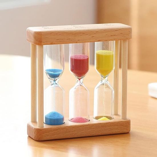 Sablier Parfait Pour Thé – Minuteur Triple 3, 4 Et 5 Minutes En Acier Inoxydable Élégant