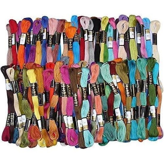 Lot De 20 écheveaux De Fil Coton – Marques Assorties – Neufs Pour Couture Et Loisirs Créatifs