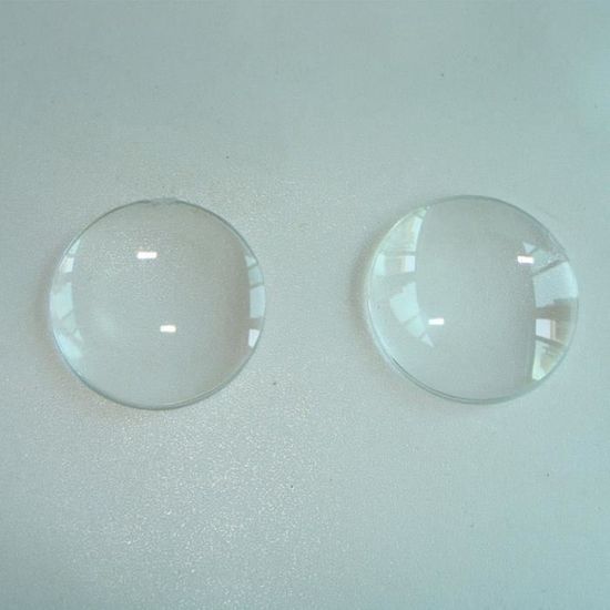 Lot De 2 Lentilles Optiques 35mm - Focale 55mm - Verre Transparent Pour Éclairage LED