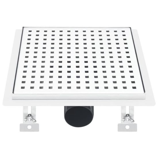 Lot De 2 Grilles De Drain Pour Douche/baignoire - Inox 304, Diamètre 11 Cm, Bord Silicone Anti-dérapant