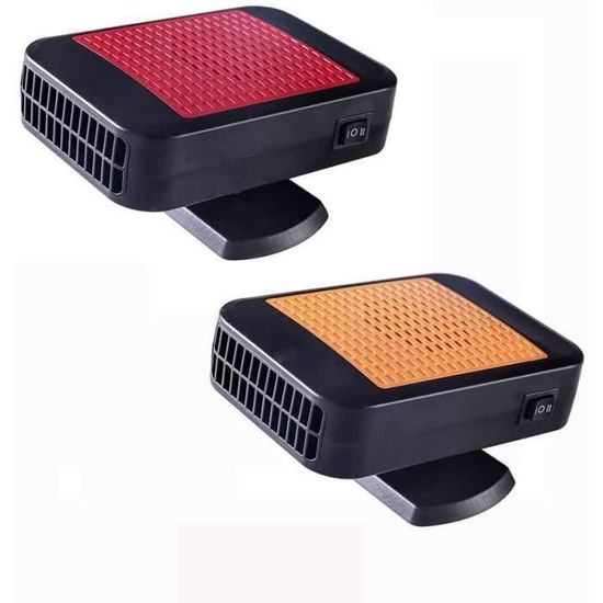 Chauffage De Voiture 12V 150W - Ventilateur 2 En 1 Chauffage/dégivreur Et Refroidisseur Pivotant 360°
