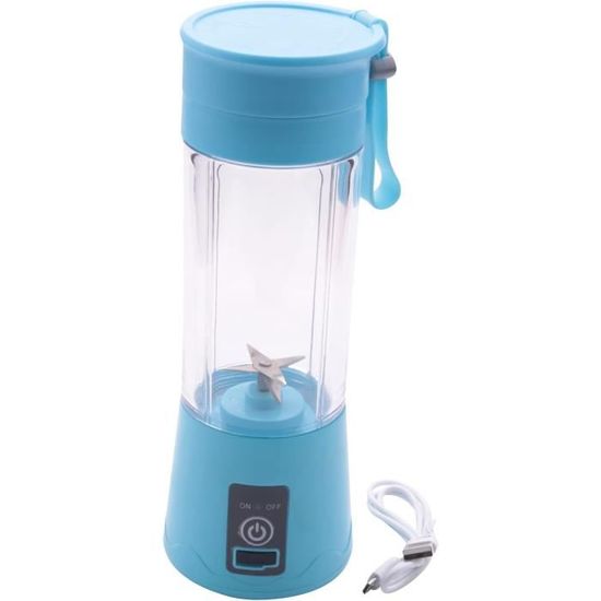 Mixeur électrique Portable Rechargeable USB - Pour Agrumes, Légumes, Fruits - Compact, En Acier Inoxydable