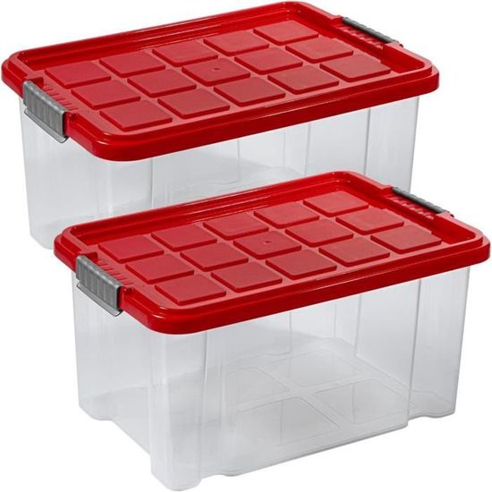 Kis 8406000 2058 01 C Box Style Colours Arty Boîte De Rangement Plastique Multicolore 27 L