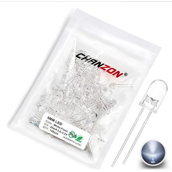 Garosa Diode électroluminescente LED Câblée Plusieurs Couleurs Câble De Lumière LED 20cm 0.06W - Foto 3