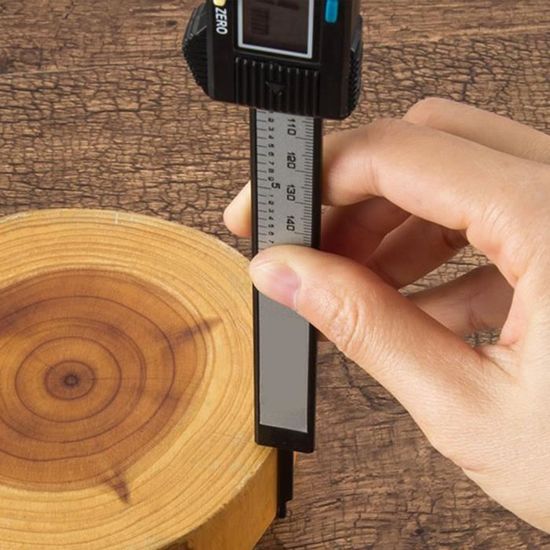 Pied à Coulisse Numérique 150 Mm - Précision 0,1 Mm, écran LCD, Mesure De Profondeur - Outil Professionnel Neuf