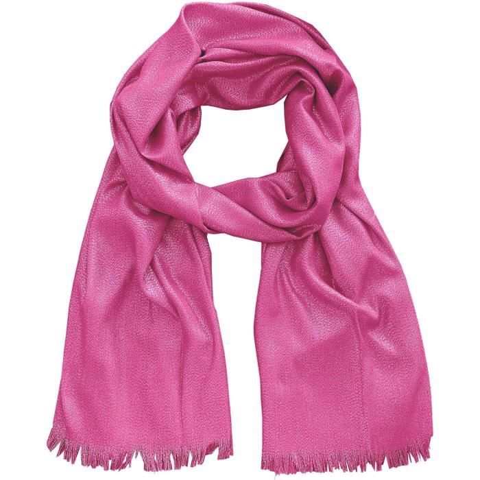Glamexx24 Écharpe Pour Dames écharpe Bandelette Métallique