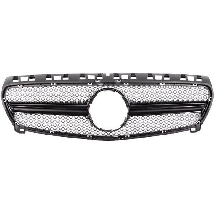 CALANDRE DESIGN A45 AMG NOIR POUR MERCEDES CLASSE A W176 PHASE 1 DE 2012 A 08/2015