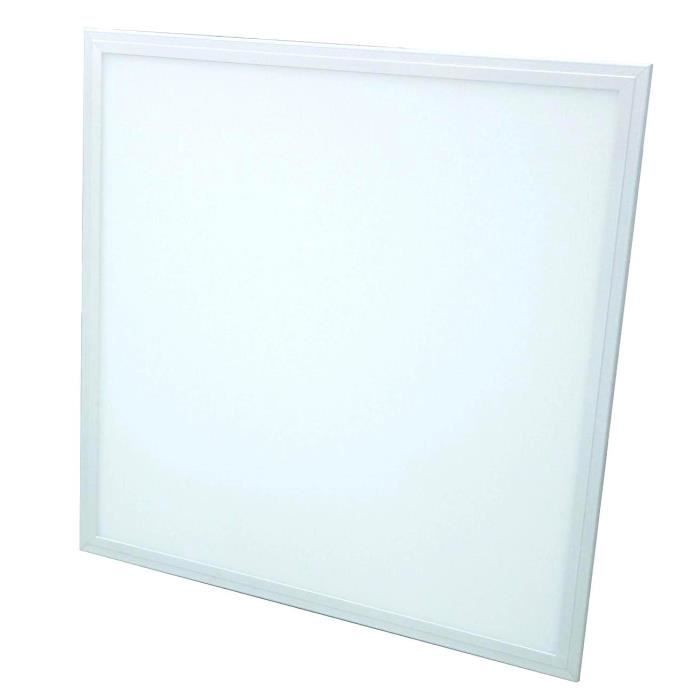 Dalle LED Plafonnier extra plat 36W 600x600mm Blanc Neutre complete avec alimentation Lifud