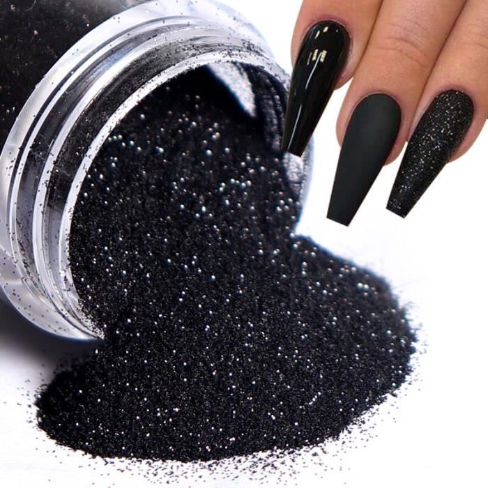 Poudre de sucre pailletée blanche brillante pour ongles, Pigment, poussière, neige, flocons de sucre, décorations, acc 3 -GE5124