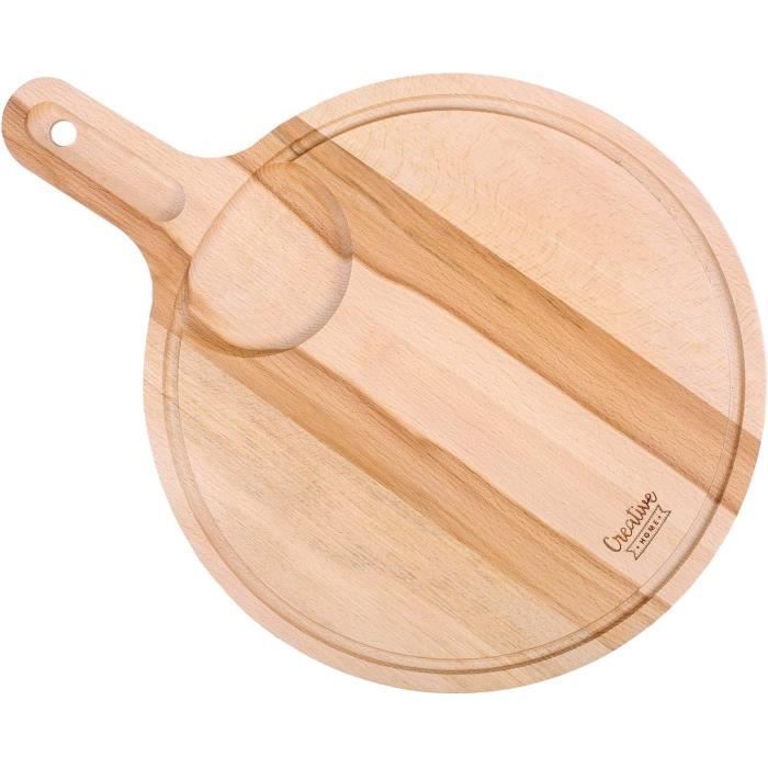 Creative Home Planche a Decouper | Planche a Pizza | 40 x 30 x 1,5cm | Planche à Découper pour la Cuisine