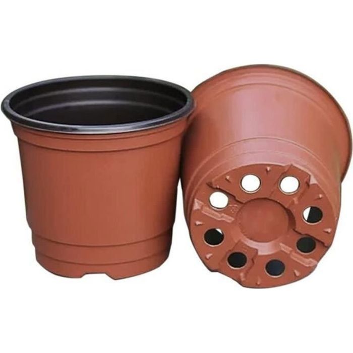 50 Pots de Plantes en Plastique Pots de semences de 15 cm Pots de semis Parfaits pour Le Jardinier