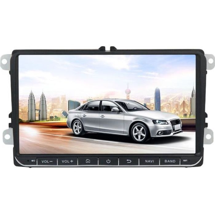 AvanC Autoradio 9 pouces Android 8.1 GPS WIFI bluetooth Touchable DVD FM MP5 Pour Skoda VW Octavia