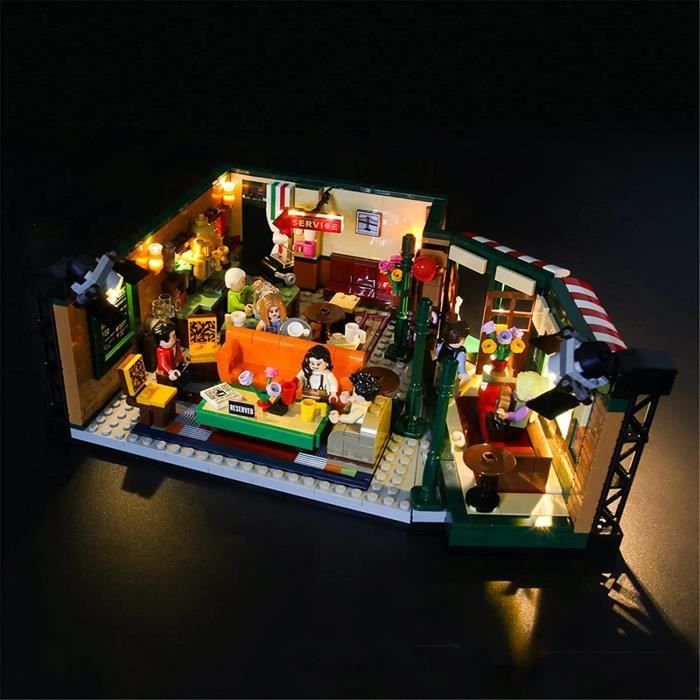YEABRICKS LED Light pour Lego-21319 Ideas Friends Central Perk Modele de Blocs de Construction (Ensemble Lego Non Inclus)