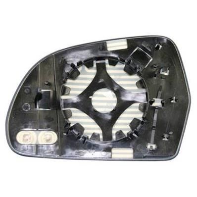 Miroir Glace rétroviseur droit pour AUDI A4 IV ph. 2 2012-2015, dégivrant, à clipser, asphérique.