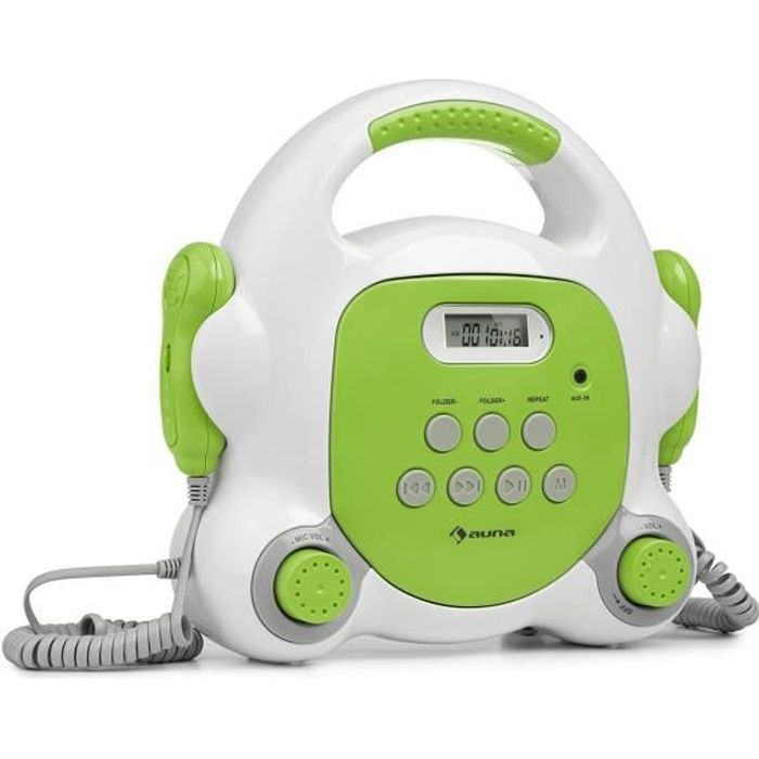 Karaoke - auna Pocket Rocker BT - pour enfants - Vert