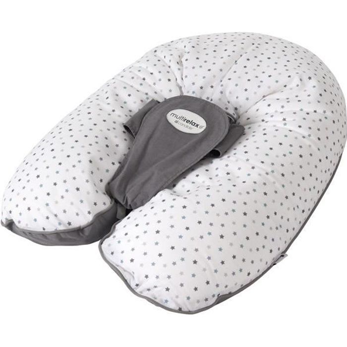 CANDIDE Coussin de Maternité Multirelax Polycoton Etoiles multicolores