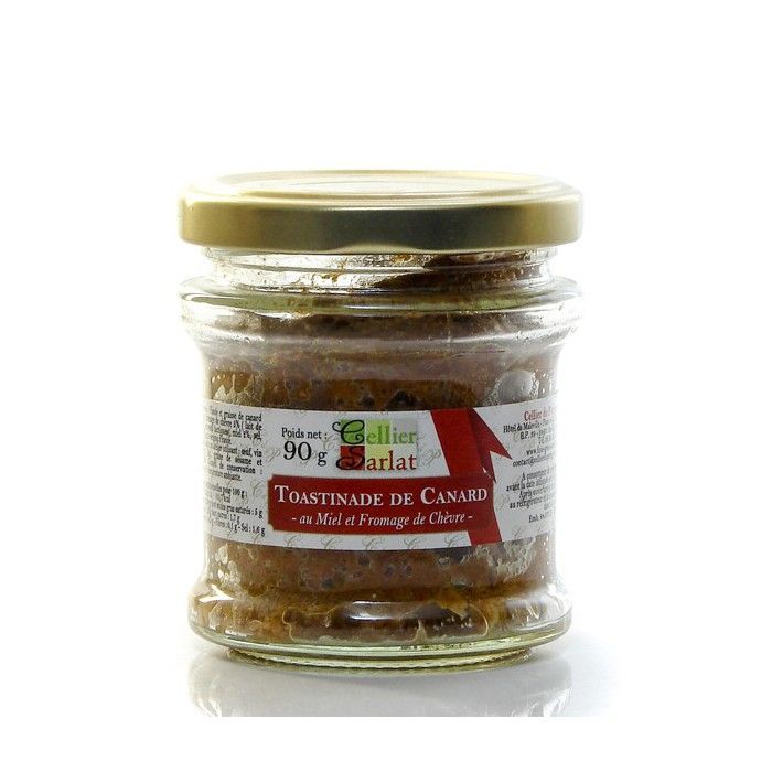 Toastinade de canard au miel et fromage de chèv…