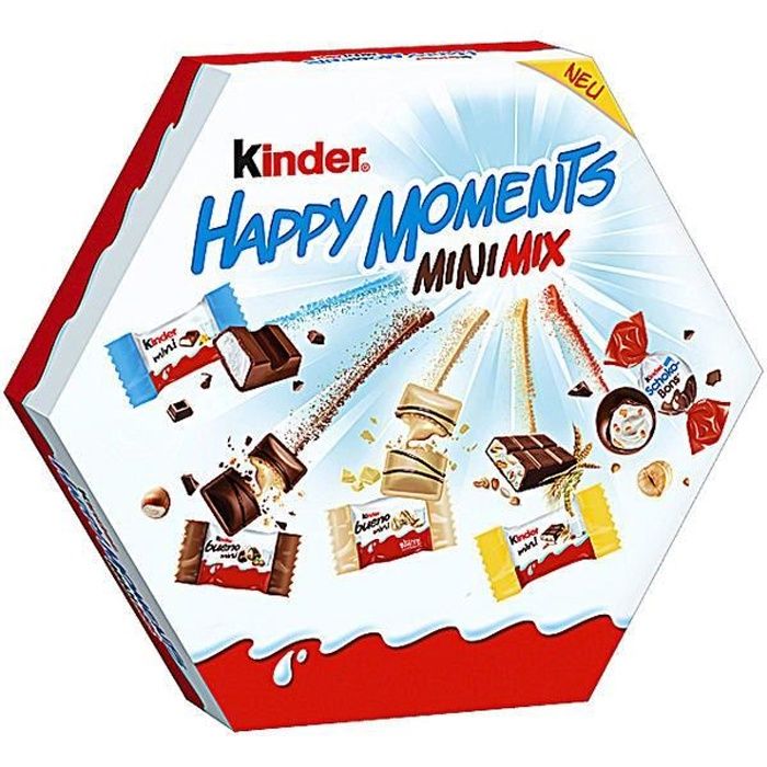 Ferrero Kinder Happy Moments Mini Mix 162g (Pack de 3)