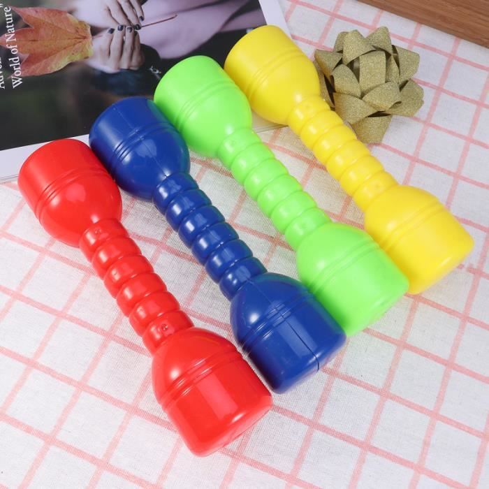 8 PCS 4 COULEURES EN HALTÈRES ERGONOMIES ENFANTES ENFANTS MATIN EXERCICE barre - haltere - poids fitness - musculation